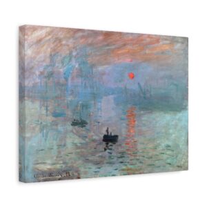 4585126210994965347_2048.jpeg Impression, Sunrise - Claude Monet (1872) - Impressionist Canvas Print