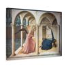 The Annunciation (San Marco version) - Fra Angelico (c. 1440-1445) - Renaissance Canvas Print