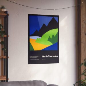 4680943425204576791_2048.jpeg North Cascades - National Park Service (1972) - Vintage Travel Poster Print