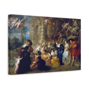 498750042972849051_2048.jpeg The Garden of Love - Peter Paul Rubens (c. 1633) - Classical Canvas Print