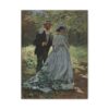 5016868120703362061_2048.jpeg Bazille and Camille - Claude Monet (1865) - Impressionist Canvas Print