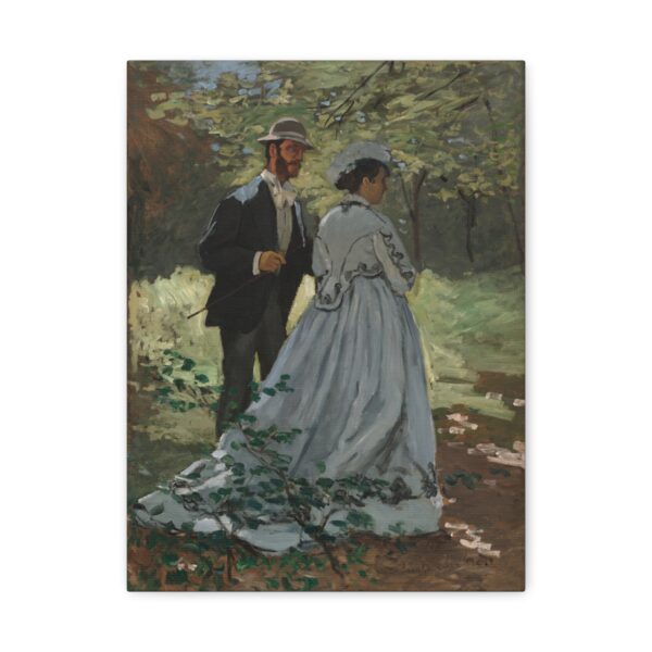 5016868120703362061_2048.jpeg Bazille and Camille - Claude Monet (1865) - Impressionist Canvas Print