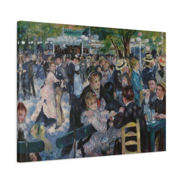 Dance at Le Moulin de la Galette - Pierre-Auguste Renoir (1876) - Impressionist Canvas Print