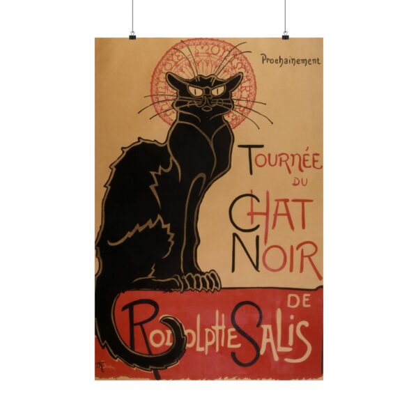 Le Chat Noir - Théophile Steinlen (1896)- Art Nouveau Poster Print