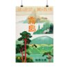 5291189392263117801_2048.jpeg Kirishima, Kagoshima Prefecture, Retreat of Spirits - Japanese Rail (c. 1930s) - Vintage Travel Poster Print