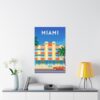 Miami, Florida - LUNE Original - Vintage Travel Poster Print