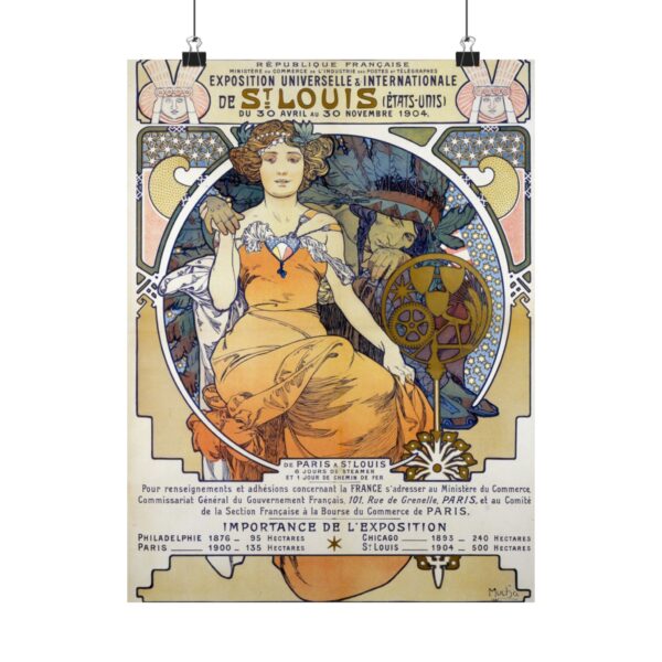 Exposition Universelle et Internationale de St. Louis - Alphonse Mucha (1904) - Art Nouveau Poster Print