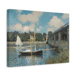 5463231294604444203_2048.jpeg The Bridge at Argenteuil - Claude Monet (1874) - Impressionist Canvas Print