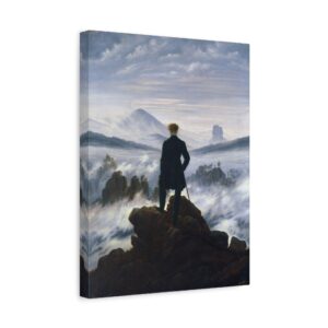54655642979644927_2048.jpeg The Wanderer Above the Sea of Fog - Caspar David Friedrich (1818) - Classical Canvas Print