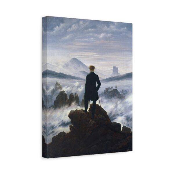 54655642979644927_2048.jpeg The Wanderer Above the Sea of Fog - Caspar David Friedrich (1818) - Classical Canvas Print