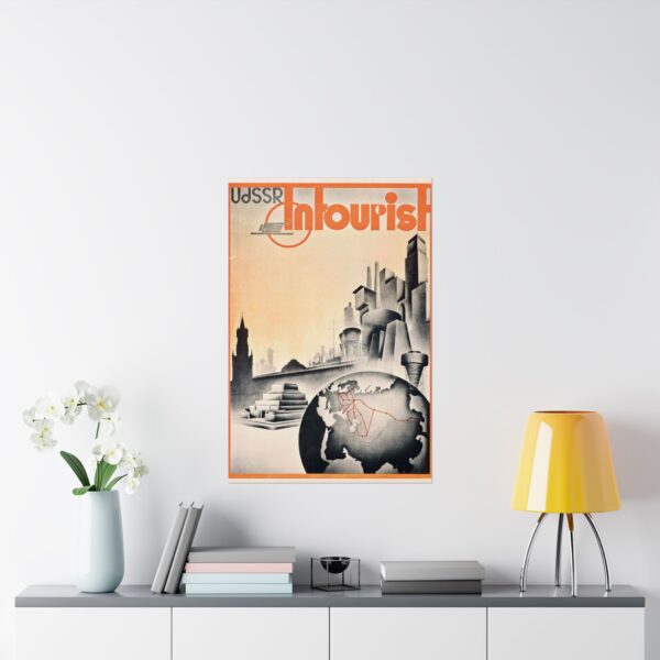 5472942033252916480_2048.jpeg UdSSR - Intourist (1935) - Vintage Travel Poster Print