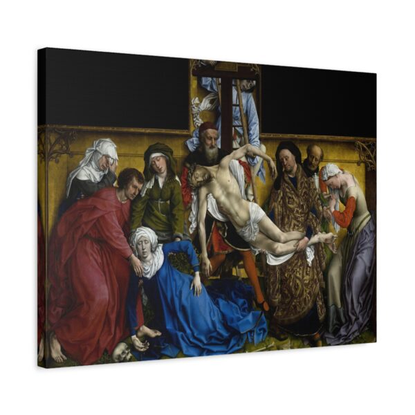 The Descent from the Cross - Rogier van der Weyden (c. 1435) - Renaissance Canvas Print