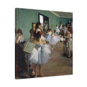 The Dance Class - Edgar Degas (1874) - Impressionist Canvas Print