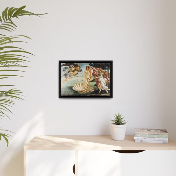 The Birth of Venus - Sandro Botticelli (c. 1485-1486) - Renaissance Framed Canvas Print