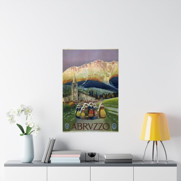 Abruzzo, Alicandri, Italy - ENIT Italian National Tourist Board (c. 1920) - Vintage Travel Poster Print