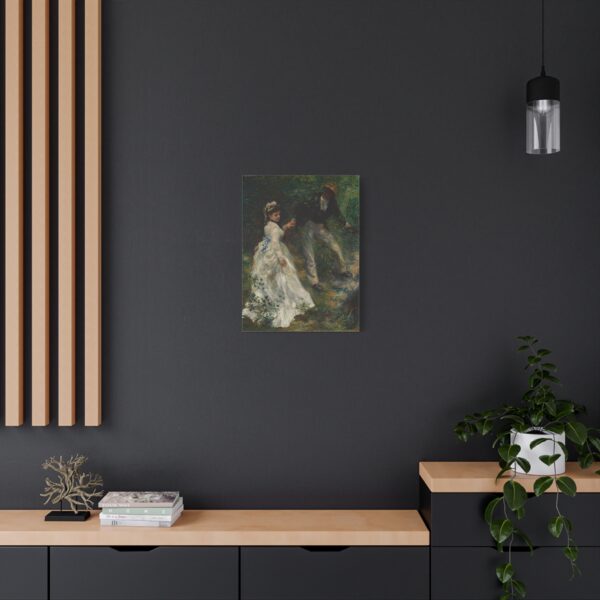 5842134082291938054_2048.jpeg La Promenade - Pierre-Auguste Renoir (1870) - Impressionist Canvas Print