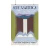 5867118425489743401_2048.jpeg See America, Visit the National Parks - Works Progress Administration (c. 1930s) - Vintage Travel Poster Print