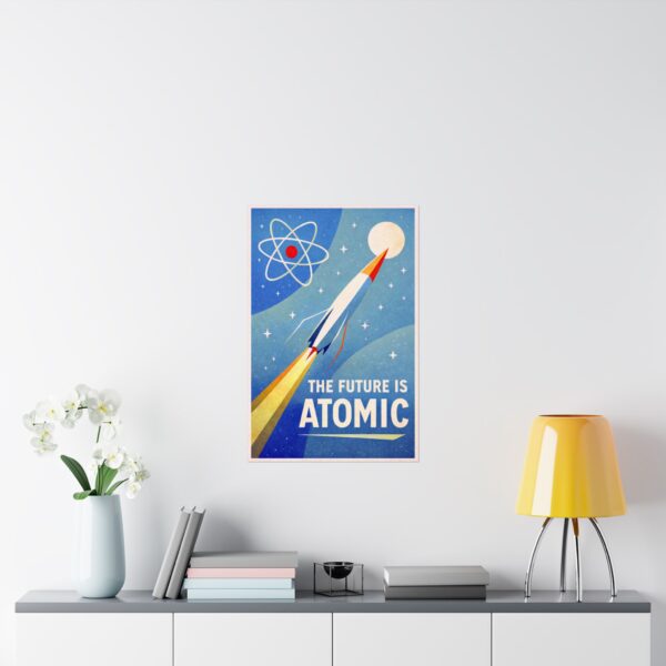 The Future Is Atomic - LUNE Original - Space Age Poster Print
