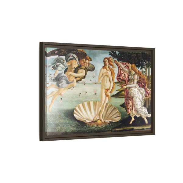 The Birth of Venus - Sandro Botticelli (c. 1485-1486) - Renaissance Framed Canvas Print