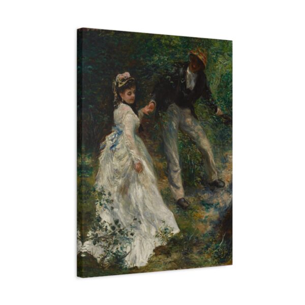 6026437968634040274_2048.jpeg La Promenade - Pierre-Auguste Renoir (1870) - Impressionist Canvas Print