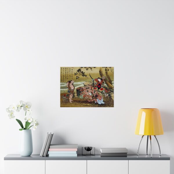 6054960705532302378_2048.jpeg Tametomo and the inhabitants of Onoshima Island - Katsushika Hokusai (1811) - Japanese Woodblock Poster Print