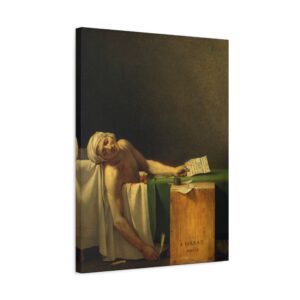 6337434542934713014_2048.jpeg The Death of Marat - Jacques-Louis David (1793) - Classical Canvas Print