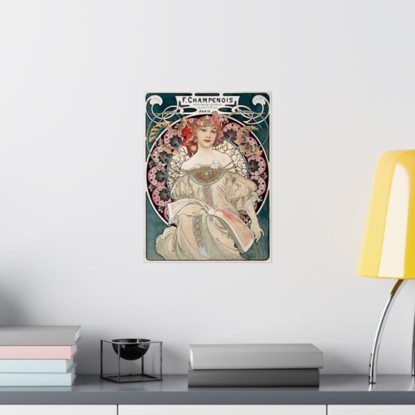 6407332018856142659_2048-1.jpeg Rêveur, F. Champenois, Imprimeur-Éditeur - Alphonse Mucha (1897) - Art Nouveau Poster Print