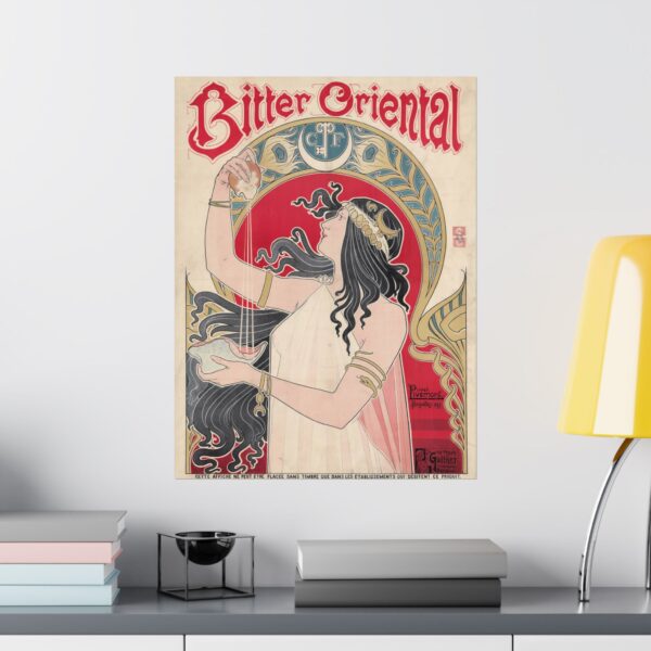 Bitter Oriental ad - Henri Privat-Livemont (1897) - Art Nouveau Poster Print