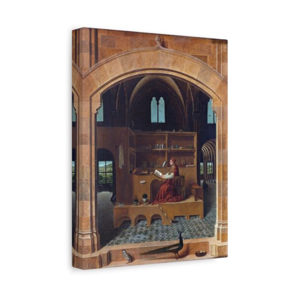 Saint Jerome in His Study - Antonello da Messina (c. 1475) - Renaissance Canvas Print