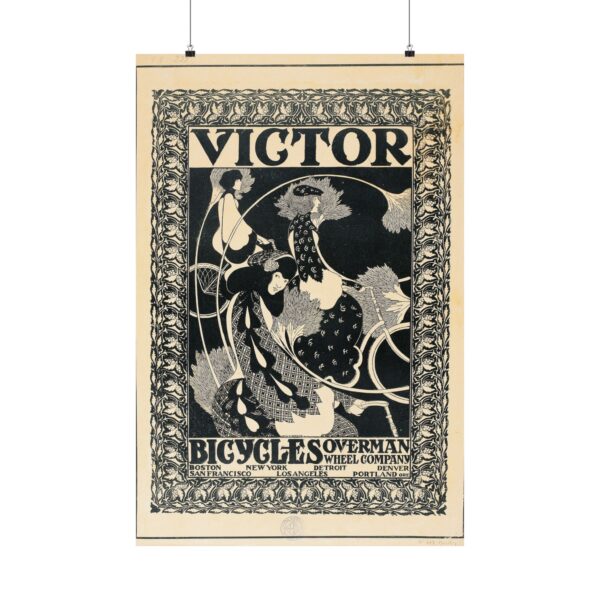 667516912546478759_2048.jpeg Victor Bicycles ad - William Henry Bradley (c. 1896) - Art Nouveau Poster Print