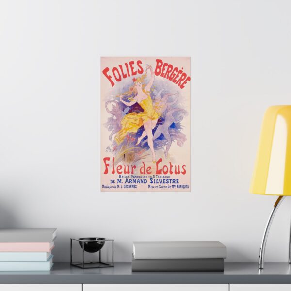 6694669855494724254_2048-1.jpeg Folies Bergère, Fleur de Lotus - Jules Chéret (1893) - Art Nouveau Poster Print
