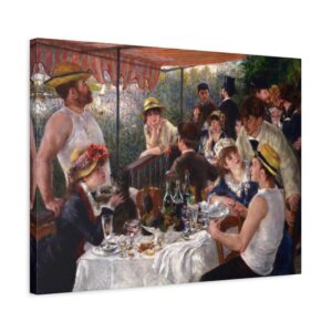 6783578936547900575_2048.jpeg Luncheon of the Boating Party - Pierre-Auguste Renoir (c. 1880-81) - Impressionist Canvas Print
