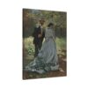 6805601081860009484_2048.jpeg Bazille and Camille - Claude Monet (1865) - Impressionist Canvas Print