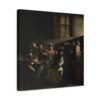 The Calling of Saint Matthew - Caravaggio (c. 1599-1600) - Renaissance Canvas Print