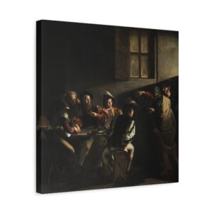 6840484264105331334_2048.jpeg The Calling of Saint Matthew - Caravaggio (c. 1599-1600) - Renaissance Canvas Print