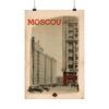 6850461528936895582_2048.jpeg Moscou (Moscow) - Intourist (1936) - Vintage Travel Poster Print