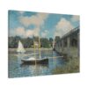 6923307307033651423_2048.jpeg The Bridge at Argenteuil - Claude Monet (1874) - Impressionist Canvas Print