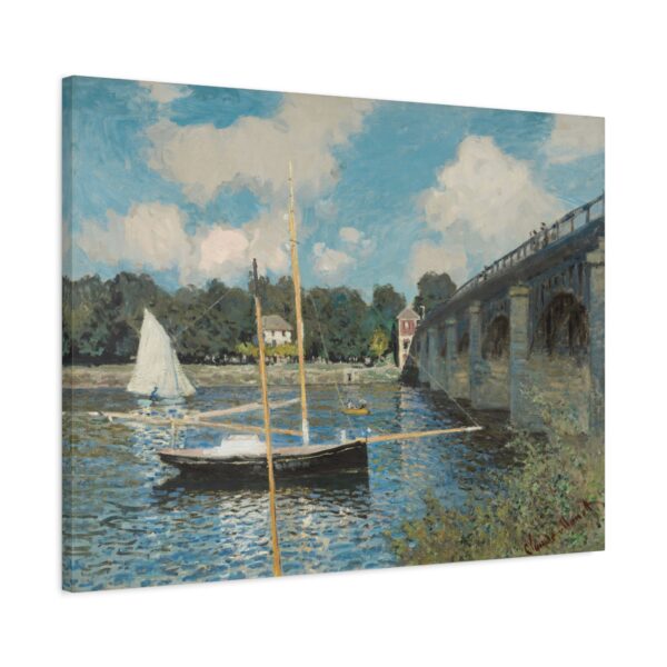 6923307307033651423_2048.jpeg The Bridge at Argenteuil - Claude Monet (1874) - Impressionist Canvas Print