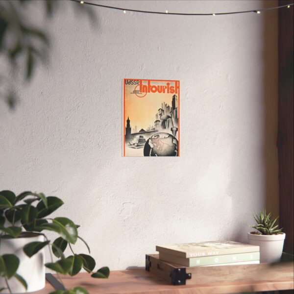 6978198397553200342_2048.jpeg UdSSR - Intourist (1935) - Vintage Travel Poster Print