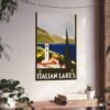 Italian Lakes – ENIT Italian National Tourist Board (c. 1930) - Vintage Travel Poster Print