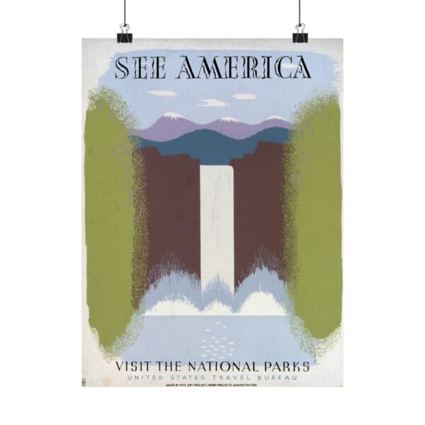 7055667485331554315_2048.jpeg See America, Visit the National Parks - Works Progress Administration (c. 1930s) - Vintage Travel Poster Print
