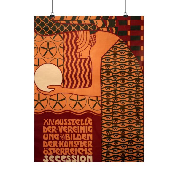 14th Vienna Secession Exhibition - Alfred Roller (1902) - Art Nouveau Poster Print