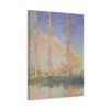 Poplars - Claude Monet (1891) - Impressionist Canvas Print