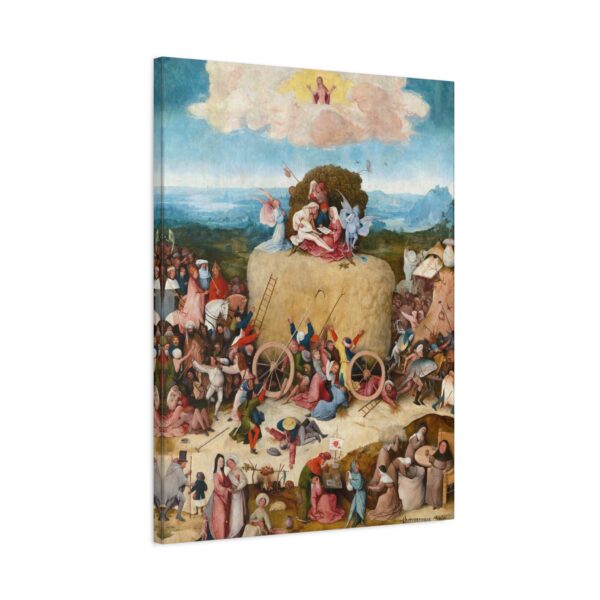 7246460072740367390_2048.jpeg The Haywain Triptych (central panel) - Hieronymus Bosch (c. 1510) - Renaissance Canvas Print