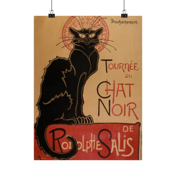 Le Chat Noir - Théophile Steinlen (1896)- Art Nouveau Poster Print
