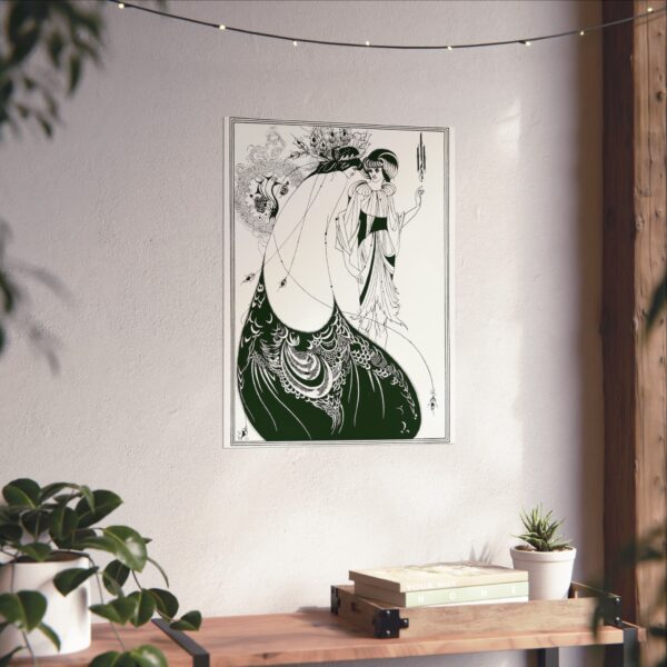 Aubrey Beardsley - The Peacock Skirt (1893) - Art Nouveau Poster Print
