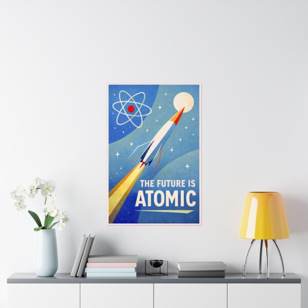 The Future Is Atomic - LUNE Original - Space Age Poster Print