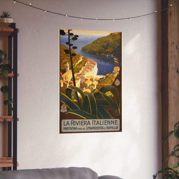 La Riviera Italienne - ENIT Italian National Tourist Board (c. 1920) - Vintage Travel Poster Print