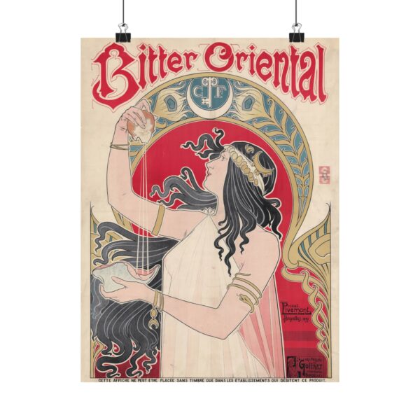 Bitter Oriental ad - Henri Privat-Livemont (1897) - Art Nouveau Poster Print