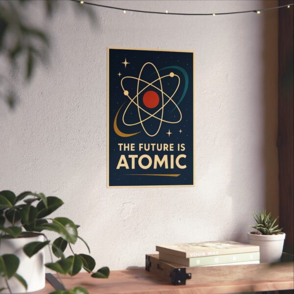 7498607403876441164_2048.jpeg The Future Is Atomic - LUNE Original - Atomic Age Poster Print
